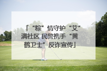 “粽”情守护“艾”满社区 民警携手“黄鹤卫士”反诈宣传