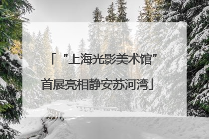 “上海光影美术馆”首展亮相静安苏河湾