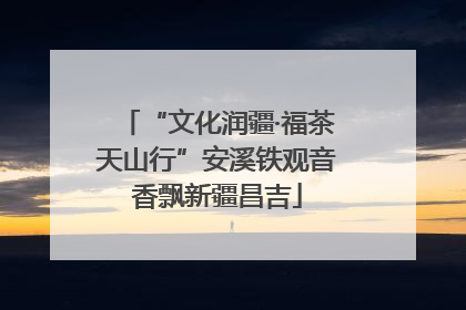 “文化润疆·福茶天山行”安溪铁观音香飘新疆昌吉