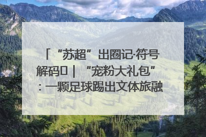 “苏超”出圈记·符号解码㉛｜“宠粉大礼包”：一颗足球踢出文体旅融合“链式反应”