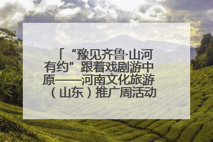 “豫见齐鲁·山河有约”跟着戏剧游中原——河南文化旅游（山东）推广周活动菏泽站活动举行