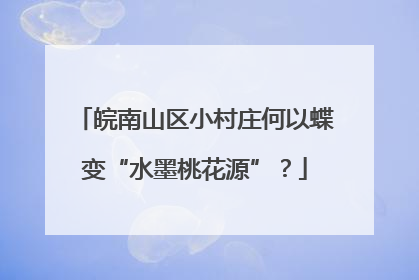 皖南山区小村庄何以蝶变“水墨桃花源”？
