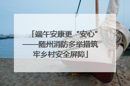 端午安康更“安心”——随州消防多举措筑牢乡村安全屏障