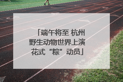 端午将至 杭州野生动物世界上演花式“粽”动员