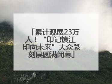 累计观展23万人！“印记镇江 印向未来”大众篆刻展圆满闭幕