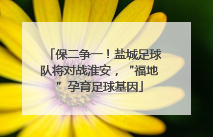 保二争一！盐城足球队将对战淮安，“福地”孕育足球基因