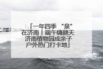一年四季 “泉”在济南丨端午嗨翻天 济南植物园成亲子户外热门打卡地