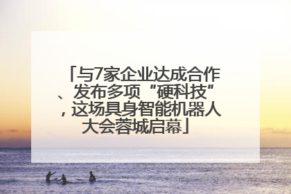 与7家企业达成合作、发布多项“硬科技”，这场具身智能机器人大会蓉城启幕