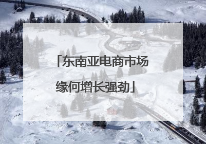 东南亚电商市场缘何增长强劲