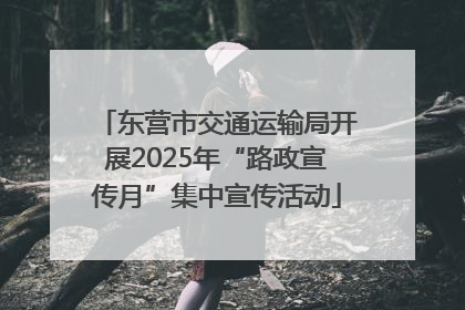 东营市交通运输局开展2025年“路政宣传月”集中宣传活动