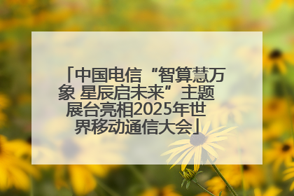 中国电信“智算慧万象 星辰启未来”主题展台亮相2025年世界移动通信大会