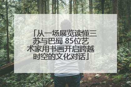从一场展览读懂三苏与巴蜀 85位艺术家用书画开启跨越时空的文化对话