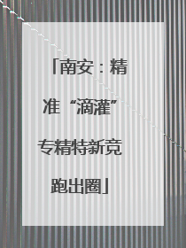 南安：精准“滴灌”专精特新竞跑出圈