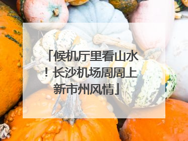 候机厅里看山水！长沙机场周周上新市州风情