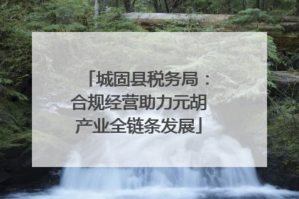 城固县税务局：合规经营助力元胡产业全链条发展