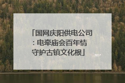 国网庆阳供电公司：电牵庙会百年情 守护古镇文化根