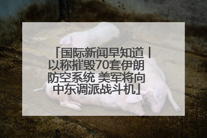 国际新闻早知道丨以称摧毁70套伊朗防空系统 美军将向中东调派战斗机
