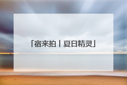 宿来拍丨夏日精灵