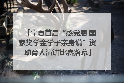 宁夏首届“感党恩·国家奖学金学子亲身说”资助育人演讲比赛落幕
