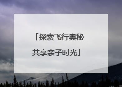 探索飞行奥秘 共享亲子时光