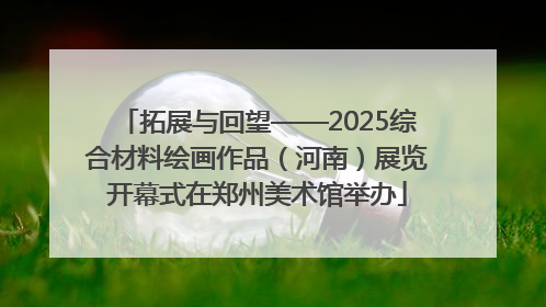 拓展与回望——2025综合材料绘画作品（河南）展览开幕式在郑州美术馆举办