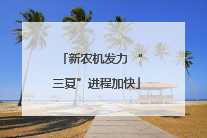 新农机发力 “三夏”进程加快