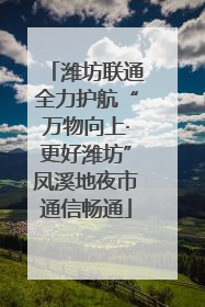 潍坊联通全力护航“万物向上·更好潍坊”凤溪地夜市通信畅通
