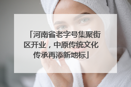 河南省老字号集聚街区开业，中原传统文化传承再添新地标