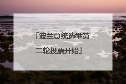 波兰总统选举第二轮投票开始
