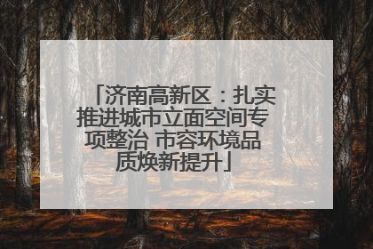 济南高新区：扎实推进城市立面空间专项整治 市容环境品质焕新提升