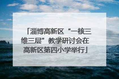 淄博高新区“一核三维三层”教学研讨会在高新区第四小学举行