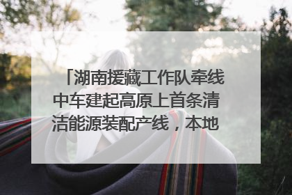 湖南援藏工作队牵线中车建起高原上首条清洁能源装配产线，本地大学生成车间检验员