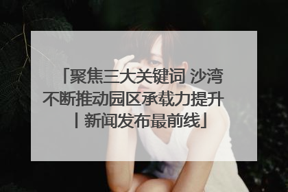 聚焦三大关键词 沙湾不断推动园区承载力提升丨新闻发布最前线