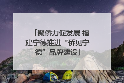 聚侨力促发展 福建宁德推进“侨见宁德”品牌建设