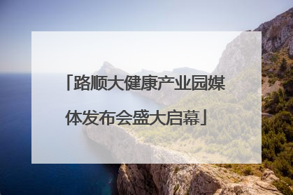 路顺大健康产业园媒体发布会盛大启幕