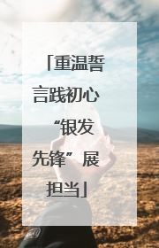 重温誓言践初心 “银发先锋”展担当