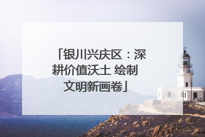 银川兴庆区：深耕价值沃土 绘制文明新画卷
