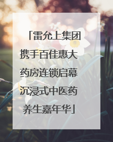 雷允上集团携手百佳惠大药房连锁启幕沉浸式中医药养生嘉年华