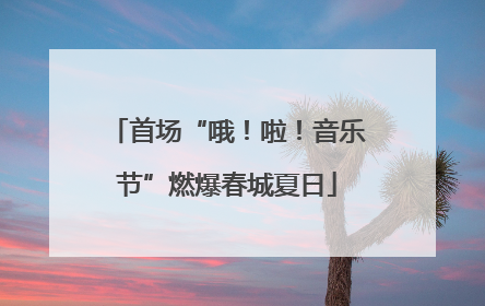 首场“哦！啦！音乐节”燃爆春城夏日