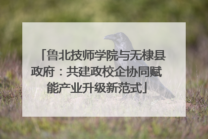 鲁北技师学院与无棣县政府：共建政校企协同赋能产业升级新范式
