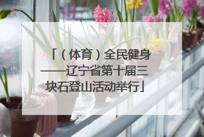 （体育）全民健身——辽宁省第十届三块石登山活动举行