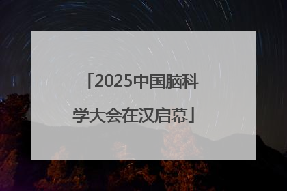 2025中国脑科学大会在汉启幕
