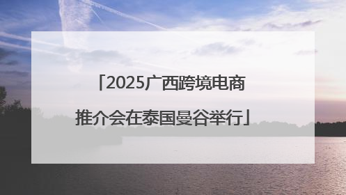 2025广西跨境电商推介会在泰国曼谷举行