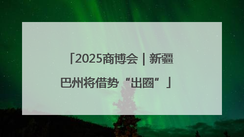 2025商博会｜新疆巴州将借势“出圈”