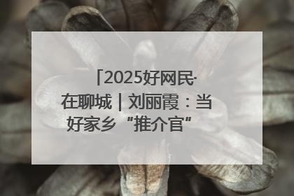 2025好网民·在聊城｜刘丽霞：当好家乡“推介官” 秀出乡村新风貌