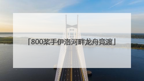 800桨手伊洛河畔龙舟竞渡